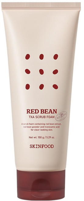 스킨푸드 레드빈 트라넥사믹애씨드 스크럽 폼, 150g, 1개