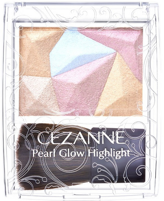 CEZANNE 特別版 珠光光澤打亮餅 2.4g, 1個, SP1 極光稜鏡
