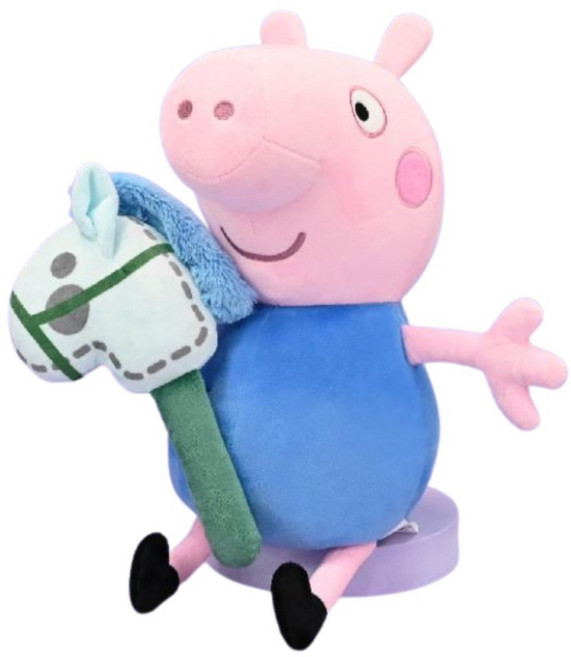 KHTOY 粉紅豬小妹 騎馬打仗款, 款式隨機, 1個, 6吋