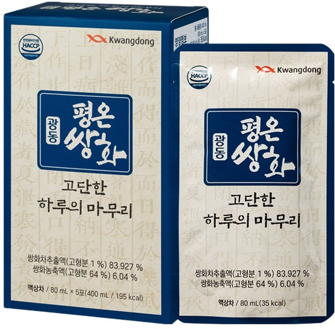 광동제약 평온쌍화 액상차, 1개