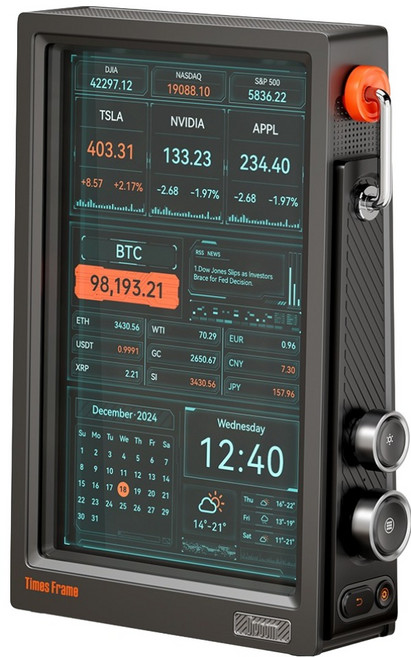 디붐 타임즈 프레임 디지털액자, 블랙, Times Frame