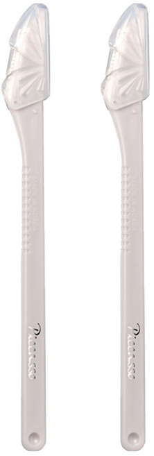 피카소 슬림 눈썹칼, 2개, 혼합색상