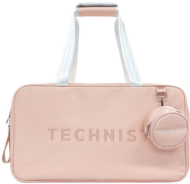 테크니스트 배드민턴 미니 라켓백 TNB66002, 1개, WHITE + PINK