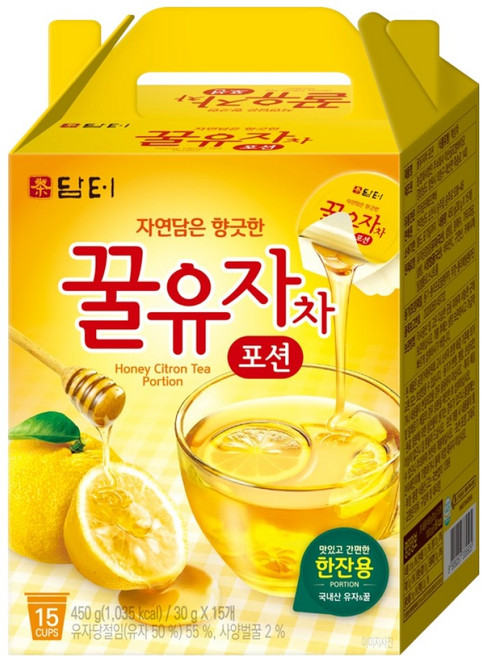 담터 꿀유자차 포션, 30g, 15개입, 1개