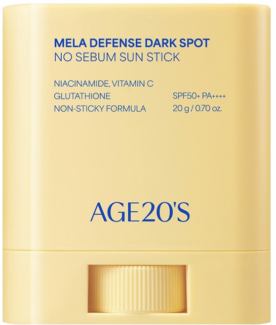에이지투웨니스 멜라 디펜스 기미 노세범 선스틱 SPF50+ PA++++, 20g, 1개