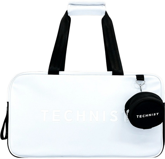 테크니스트 배드민턴 미니 라켓백 TNB66002, 1개, WHITE + BLACK