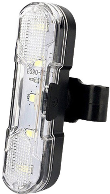 제스트윈 USB충전식 방수 자전거 킥보드 안전 후미등, 화이트, 1개