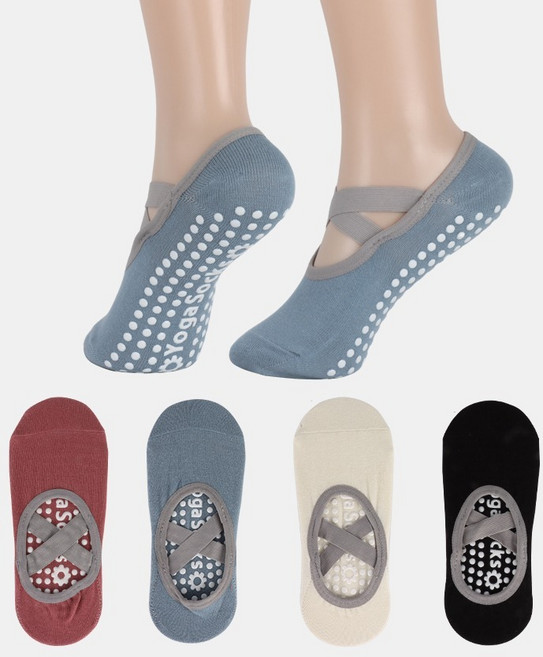 요가양말 요가 필라테스양말 4켤레 세트