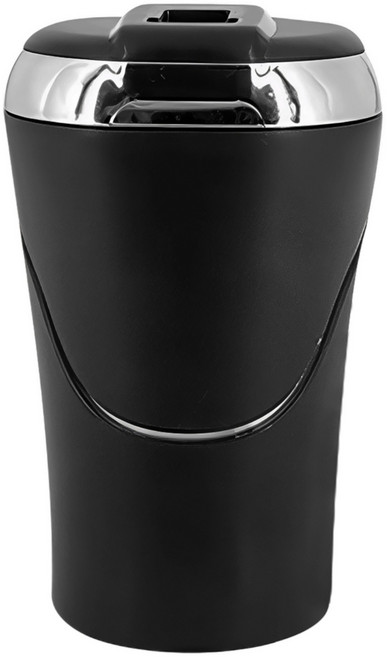 178 shop 車用煙灰缸, 銀黑色, 1個