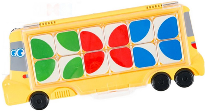 캐스비 튼튼 로직스쿨버스 혼합색상, 1개