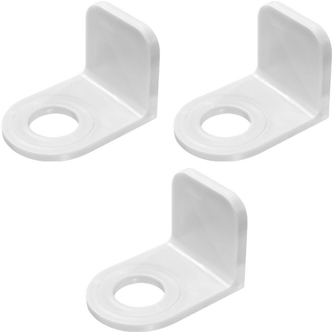 코지웰 무타공 욕실 디스펜서 걸이, 화이트, 3개