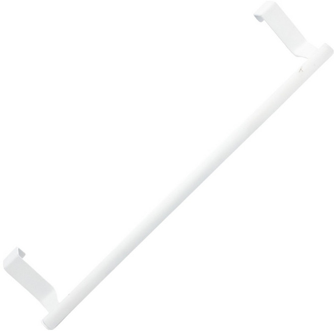 코비라 무타공 욕실 수건걸이 36 x 6.2 cm, 화이트, 1개