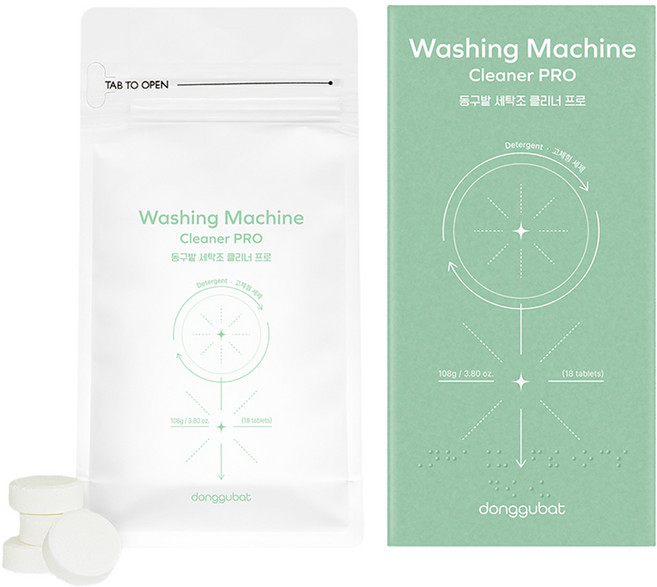 동구밭 세탁조 클리너 프로 타블렛, 108g, 1개