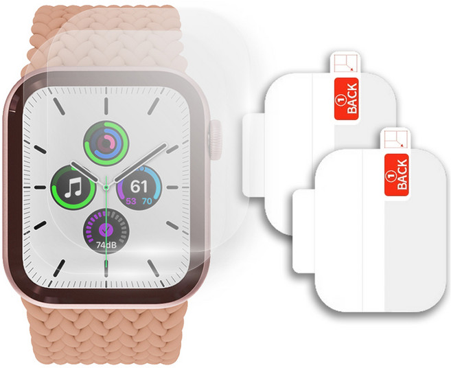 클로버나인 에어 매트 지문방지 풀커버 TPU 스크래치 자가복원 전면 액정 보호필름 2P 세트, 투명, 1세트