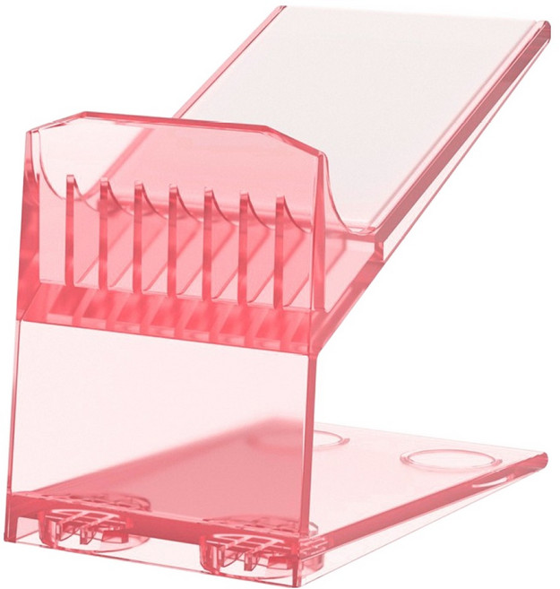 호후 플스5 PS5 듀얼센스 엣지 닌텐도 게임 컨트롤러 거치대 스탠드 핸들탑, 투명핑크, 1개