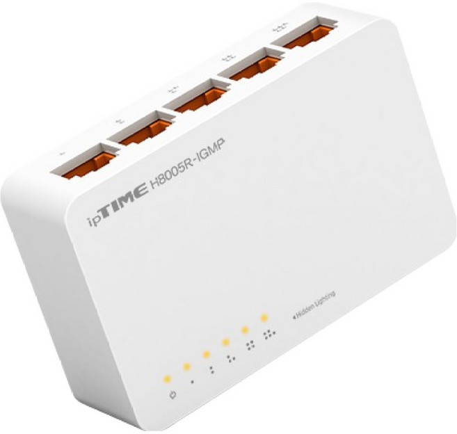 ipTIME 5포트 스위칭허브, H8005R-IGMP, 1개