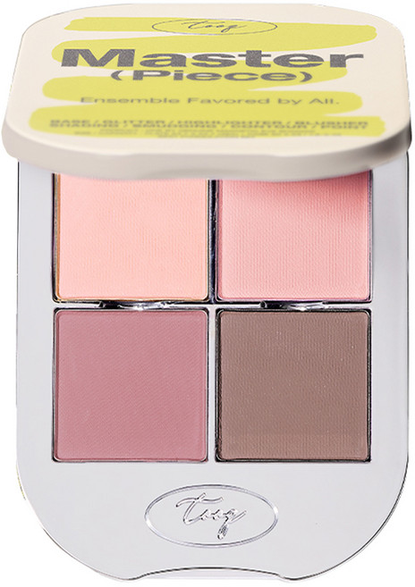 투크 원 바이 제뉴인 마그네틱 아이섀도우 4구 팔레트, A06 코튼 도화, 1개