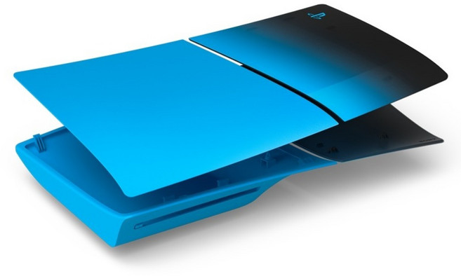 PlayStation 極限流行系列 主機護蓋 PS5 Slim專用, CFI-ZCS2, 韻律藍, 1個