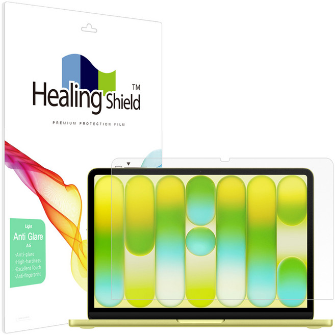 힐링쉴드 맥북네오 2026 저반사 Light 액정보호필름 세트, 1세트