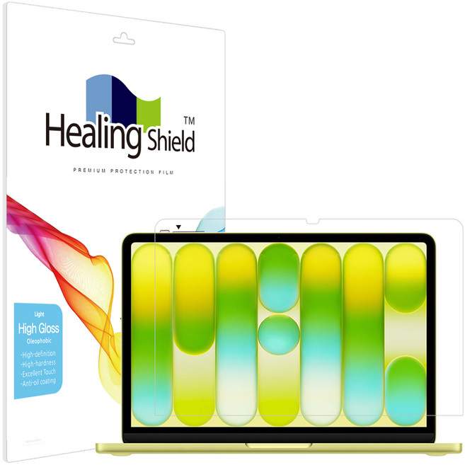 Healing Shield MacBook Neo 2026 抗油汙 Light 螢幕保護貼套組