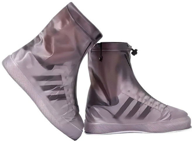 디메온 투명 방수 신발 커버 XXS 225mm 2p, 브라운, 1개