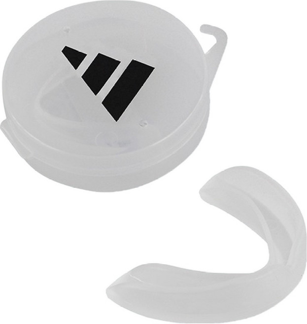 아디다스 컴뱃스포츠 복싱 마우스피스 싱글 ADIBP09, 화이트, 1개