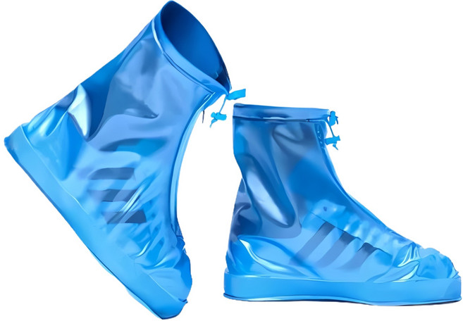 디메온 투명 방수 신발 커버 XXS 225mm 2p, 블루, 1개