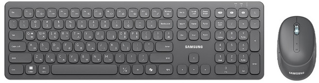 삼성전자 무선키보드 마우스 세트, SP-M1800, 그레이, 일반형