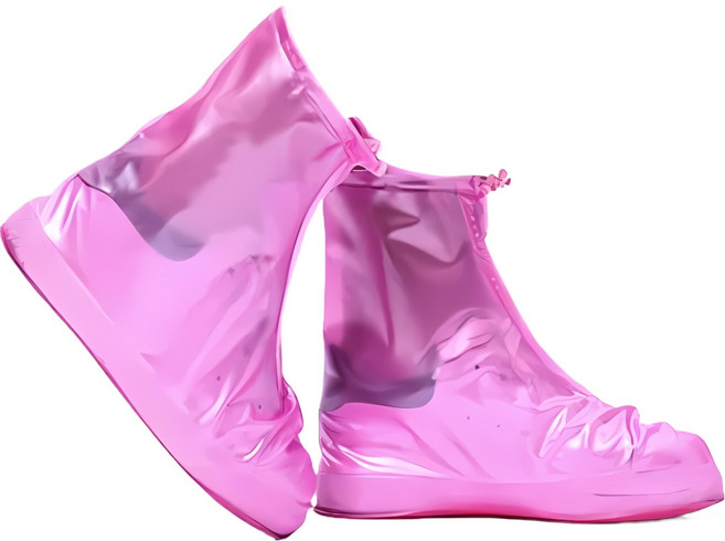 디메온 투명 방수 신발 커버 XXS 225mm 2p, 핑크, 1개
