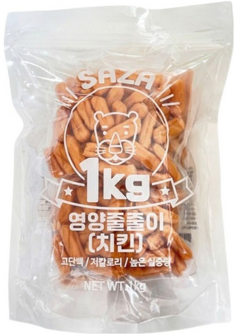사자 강아지 영양 줄줄이 치킨로프 소시지 간식, 1kg, 1개, 치킨