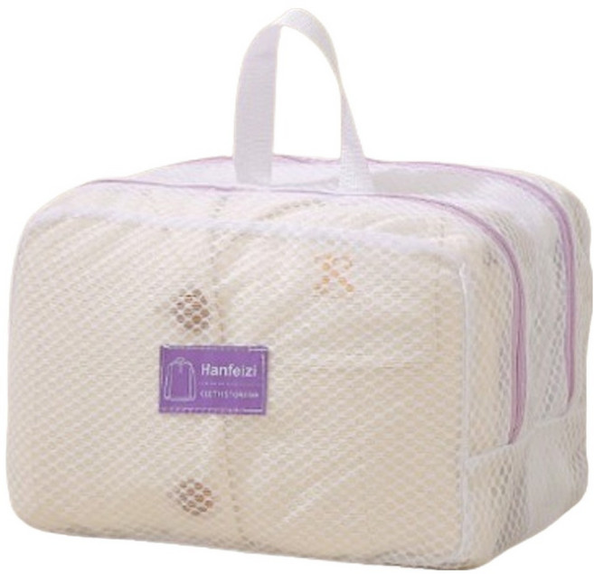 원이네 손잡이형 대용량 3D 입체 세탁망 중형, 혼합색상, 1개