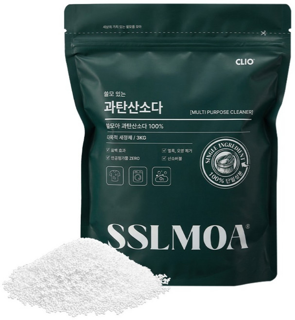크리오 쓸모아 과탄산소다 100%, 3kg, 1개