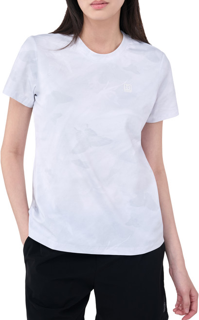 ONE BOY 女款 冰感A級透氣柔軟滑順冰絲棉印花冰棉T恤 NO.252518