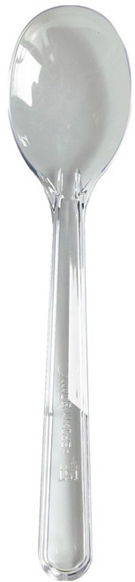 생활을그리다 디저트 미니 스푼 12cm 투명 벌크포장, 1개, 100개입