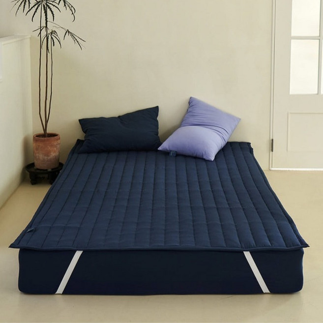쁘리엘르 세미마이크로 침대 패드, 네이비