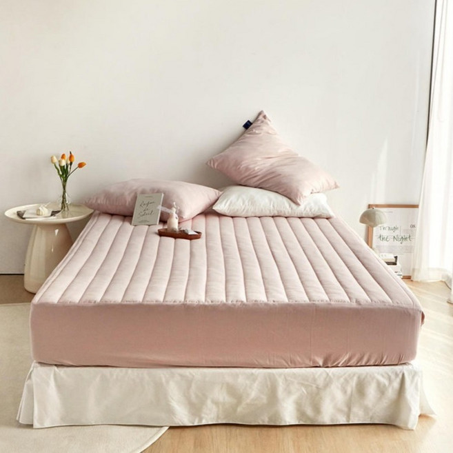 쁘리엘르 세미마이크로 누비 매트리스 커버