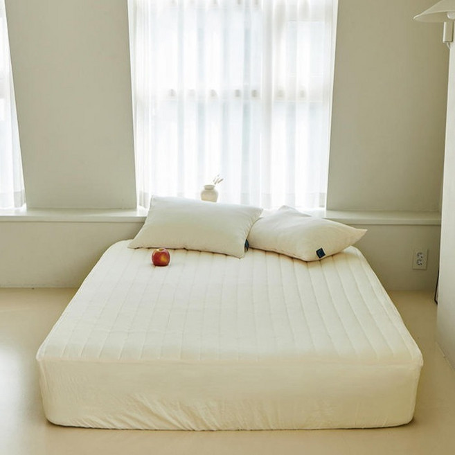 쁘리엘르 세미마이크로 누비 매트리스 커버