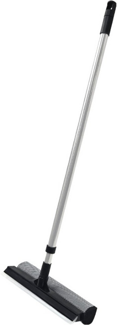 월드크린 스텐 2단 스퀴지 유리닦이 대형, 1개, 블랙