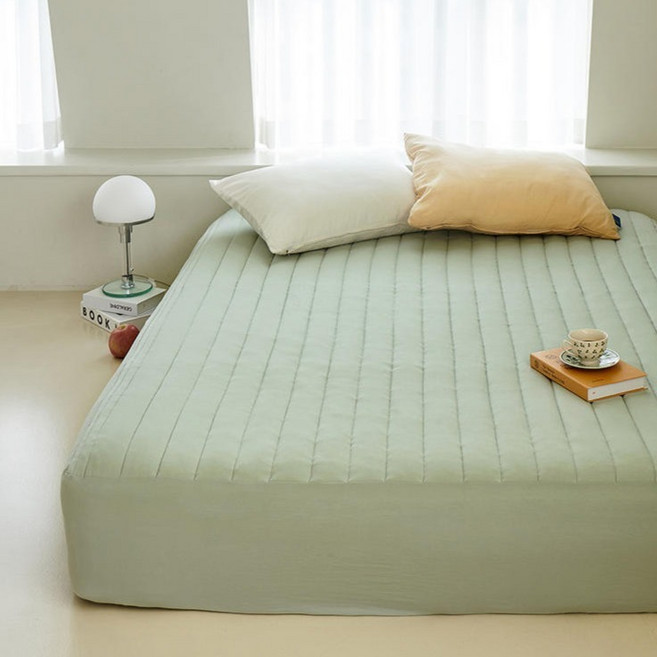 쁘리엘르 세미마이크로 누비 매트리스 커버