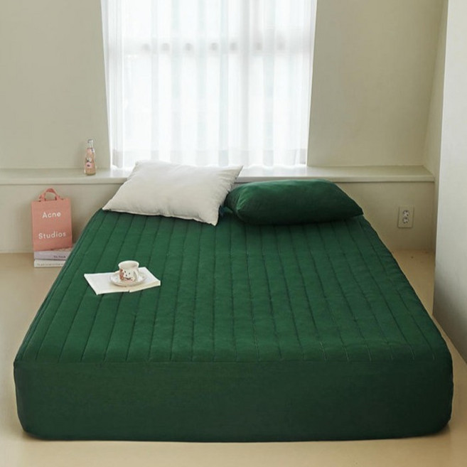 쁘리엘르 세미마이크로 누비 매트리스 커버