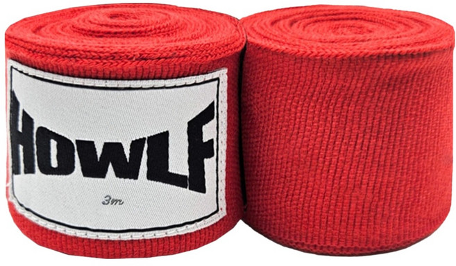 하울프 멕시칸 스타일 복싱 핸드랩, 레드, 2개