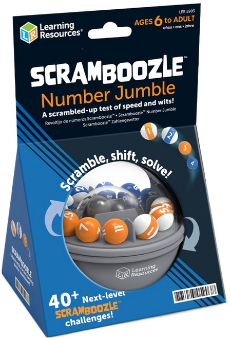 러닝리소스 스크램부즐 퍼즐볼 숫자 구슬게임 LER5903, 1개