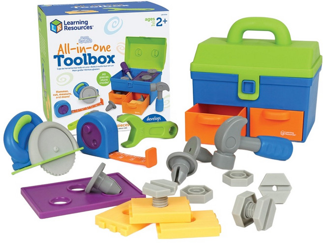 러닝리소스 뉴스프라우츠 올인원 공구놀이함 LER9754, 혼합색상, 1개