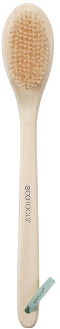 ecoTOOLS 鬃毛身體刷, 木質, 1個, 1入