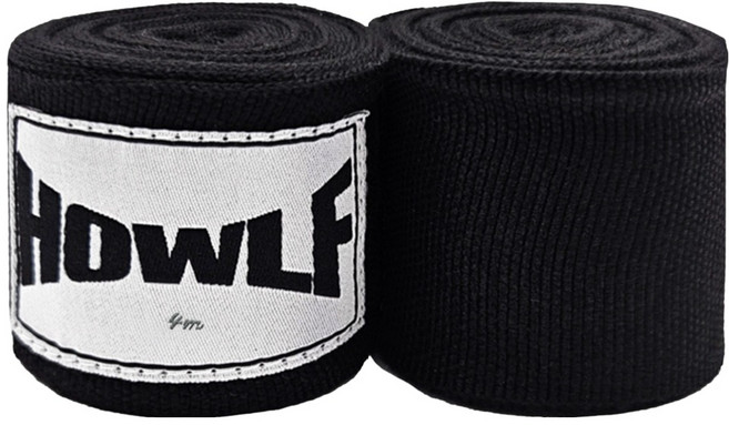 하울프 멕시칸 스타일 복싱 핸드랩, 블랙, 2개