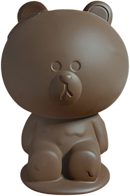BEAST KINGDOM 野獸國 LINE FRIENDS meets URDU 公仔 黑巧克力熊大 7吋, 1個
