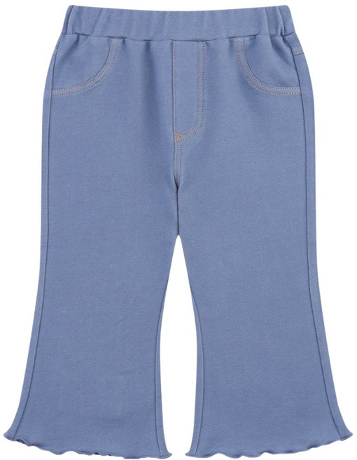 에스더버니리틀 물결 부츠컷 데님팬츠