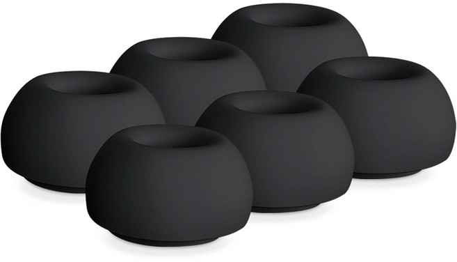 더조은셀러 갤럭시 버즈 4프로 / 3프로 호환 스윗팁 이어팁 이어캡 실리콘 3쌍 세트, 블랙, 1세트