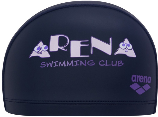 아레나 아동용 레터몽 실리코팅 수모 A6AC1AL51, 1개, NAVY