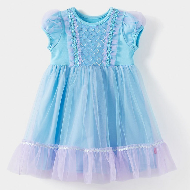 오즈키즈 아동용 루루샤 반팔 원피스